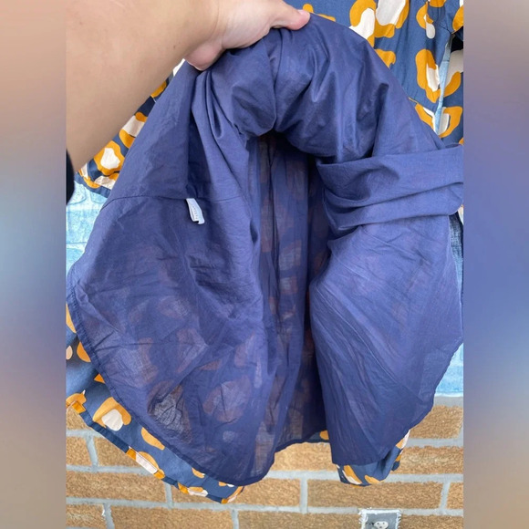 Pink Chicken New York Women's 
Dress in Navy mustard size medium - Picture 8 of 10